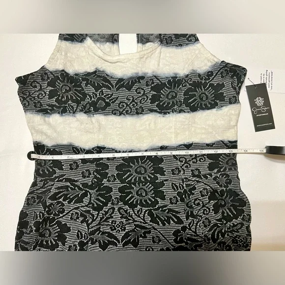 NWT - Jessica Simpson Floral Sundress - Black and Cream - Size Small - Picture 8 of 13